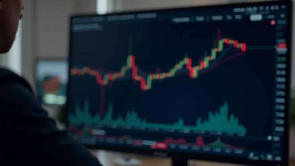 Trading chart with price bars and MACD indicator showing divergence pattern, demonstrating momentum shift signals